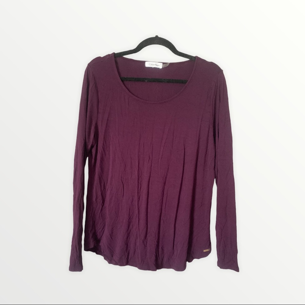 Calvin Klein Plum Long Sleeve